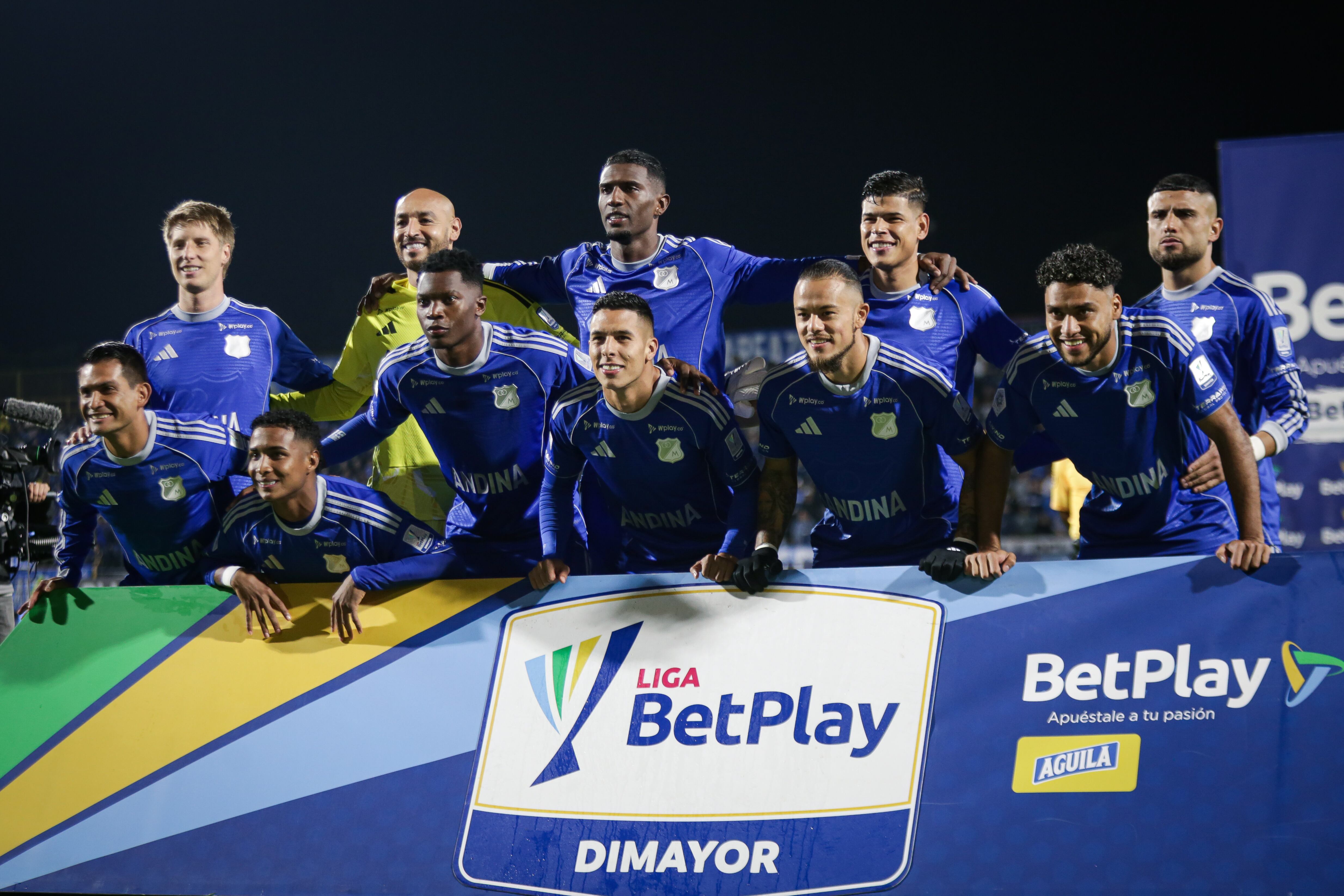 Jugadores de Millonarios.