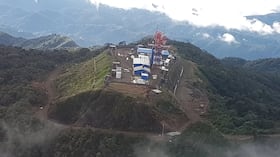 Radar aéreo de la Aerocivil en Santana, Cauca.