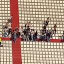 Hinchas de Millonarios en Manizales