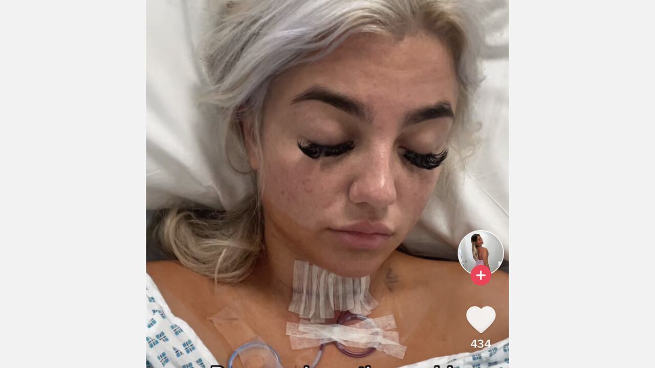 Courtney Nettleton sufre de cáncer de tiroides, pero tras su última operación este se esparció por sus vasos sanguíneos.