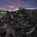 Escombros después de los 2 terremotos de Venezuela.