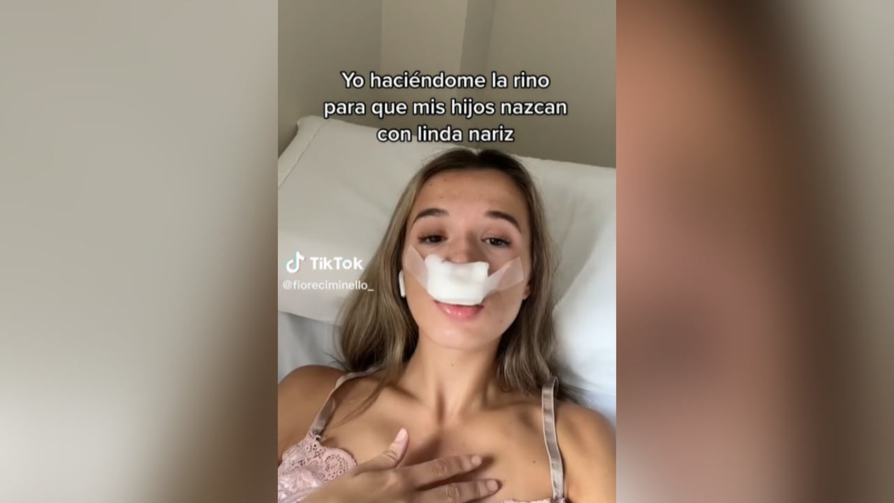 La chica argentina no comentó nada más sobre su operación.