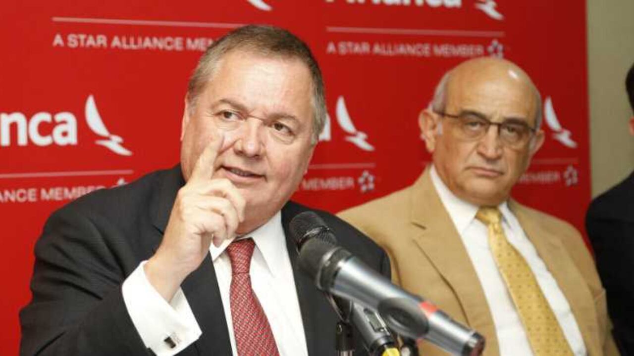 Hernán Rincón, nuevo CEO de Avianca y Germán Efromovich.