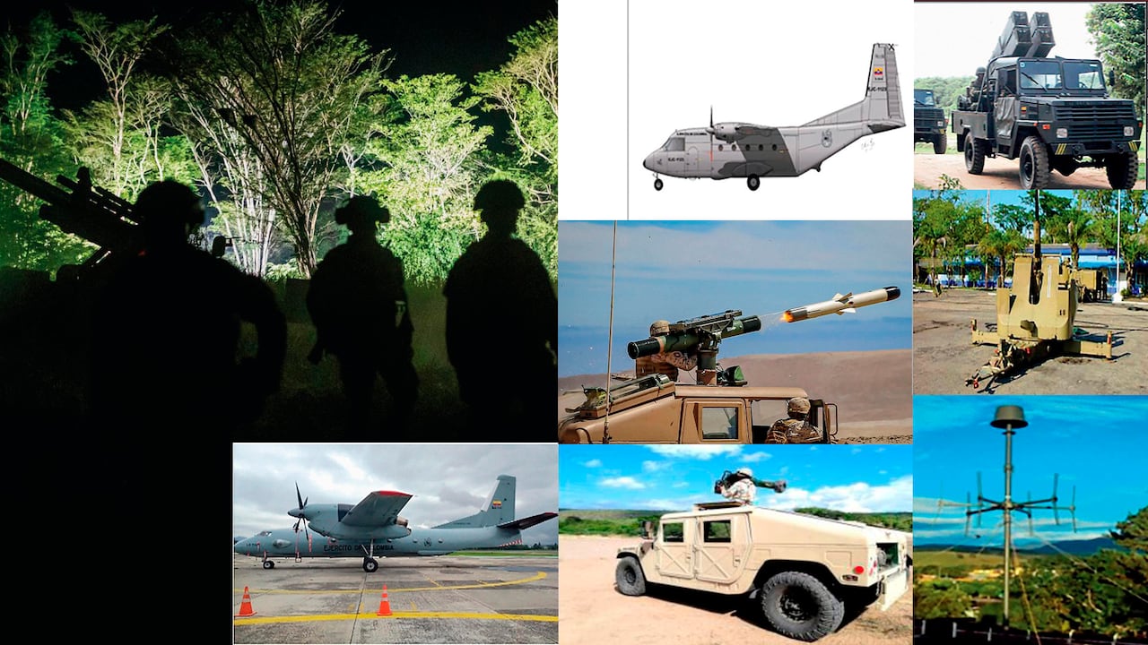 Detalle a detalle delos equipos militares que empiezan a parecer piezas de museo.