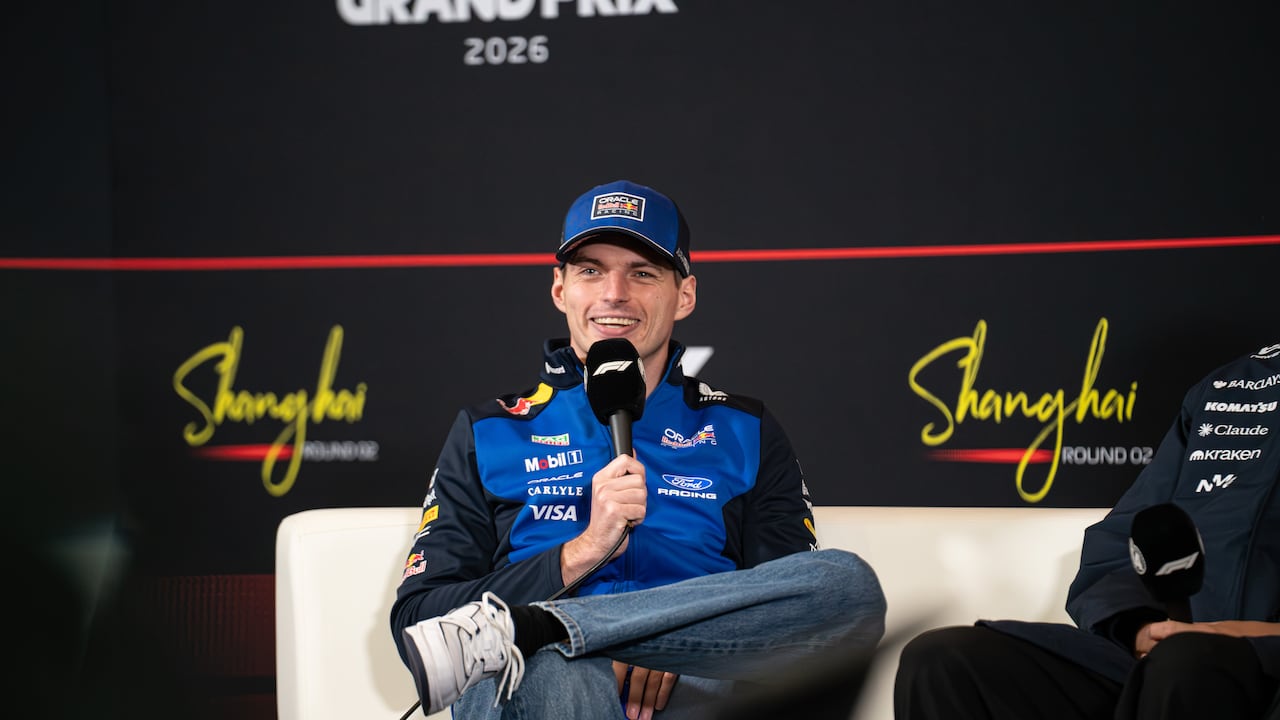 Max Verstappen en el GP de China.