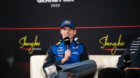 Max Verstappen en el GP de China.