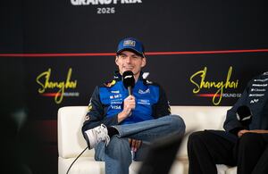 Max Verstappen en el GP de China.