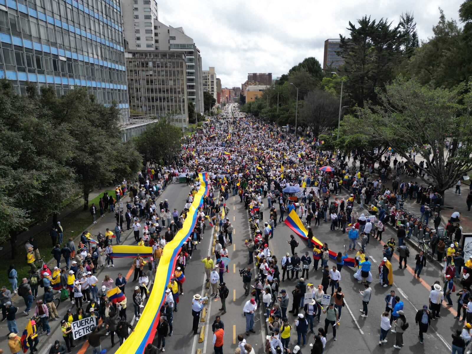 Marchas, protestas contra políticas del gobierno de Gustavo Petro.
Bogotá Junio 20 de 2023.
Foto:Oscar González-Revista Semana.