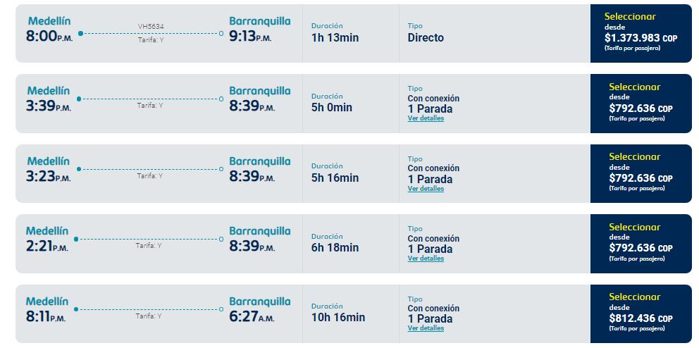 Viva Air vuelo 5 de noviembre Medellín Barranquilla