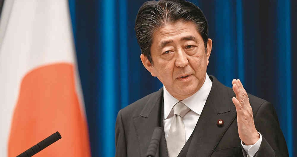 Shinzo Abe, Primer Ministro de Japón.