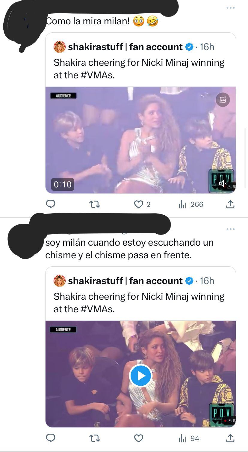 Reacciones al gesto del hijo de Shakira