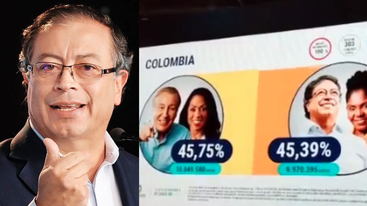 El candidato Gustavo Petro pidió a la Registraduría una explicación sobre las imágenes donde aparecen supuestos resultados de la segunda vuelta presidencial.