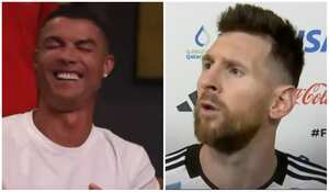 Cristiano Ronaldo uso icónica frase de Lionel Messi.
