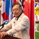 Gustavo Petro (izq.) dejó unas palabras tras la eliminación de Colombia en el Mundial 2026 (der.).