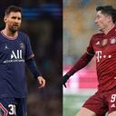 Messi y Lewandowski.