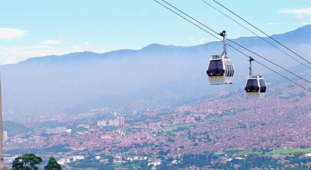 Metrocable de Medellín.