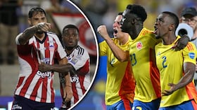Junior de Barranquilla (izq.) tendría sus ojos puestos en un defensor de Colombia, figura en Copa América 2024.