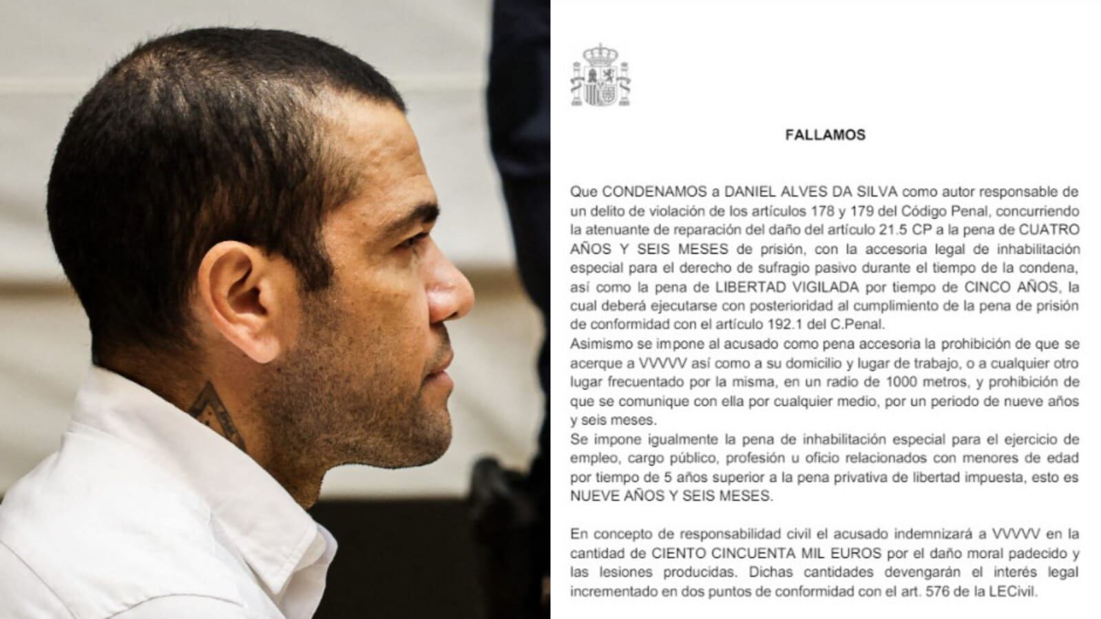 Sentencia de Dani Alves.