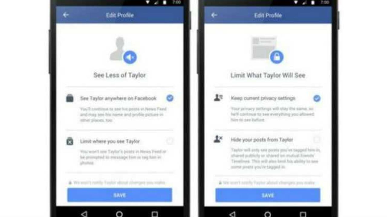 Facebook espera "que estas nuevas herramientas impulsen la superación de problemas con un mayor control y confort".