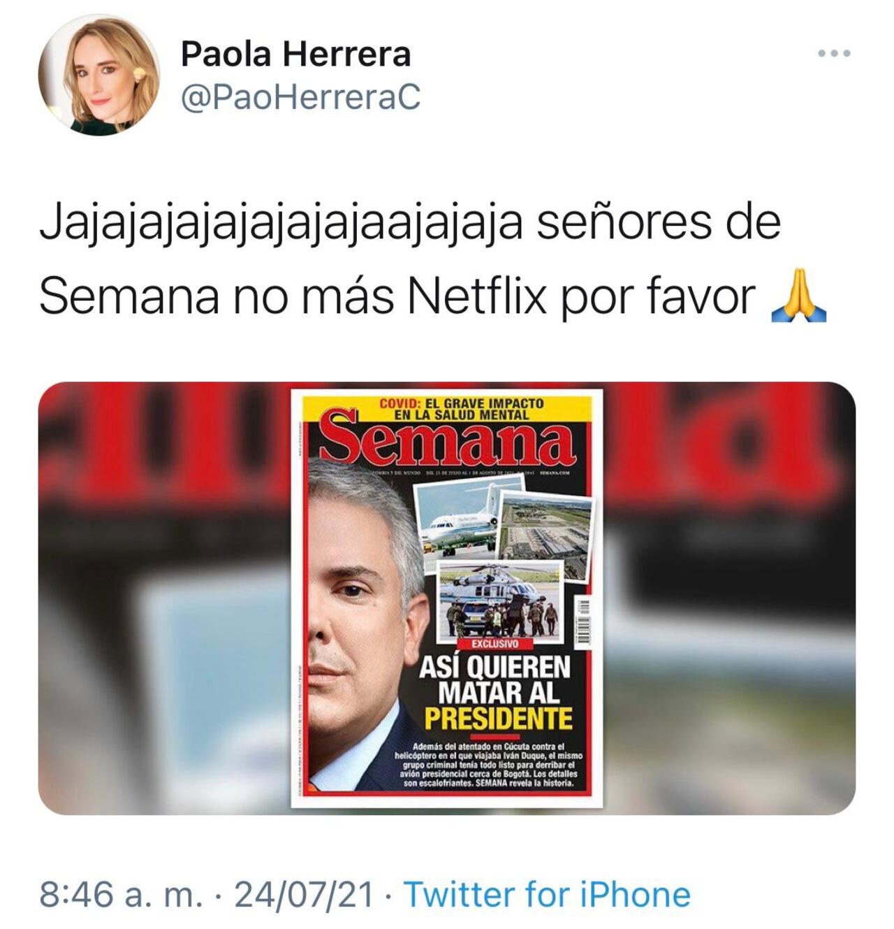 Trino de Paola Herrera.