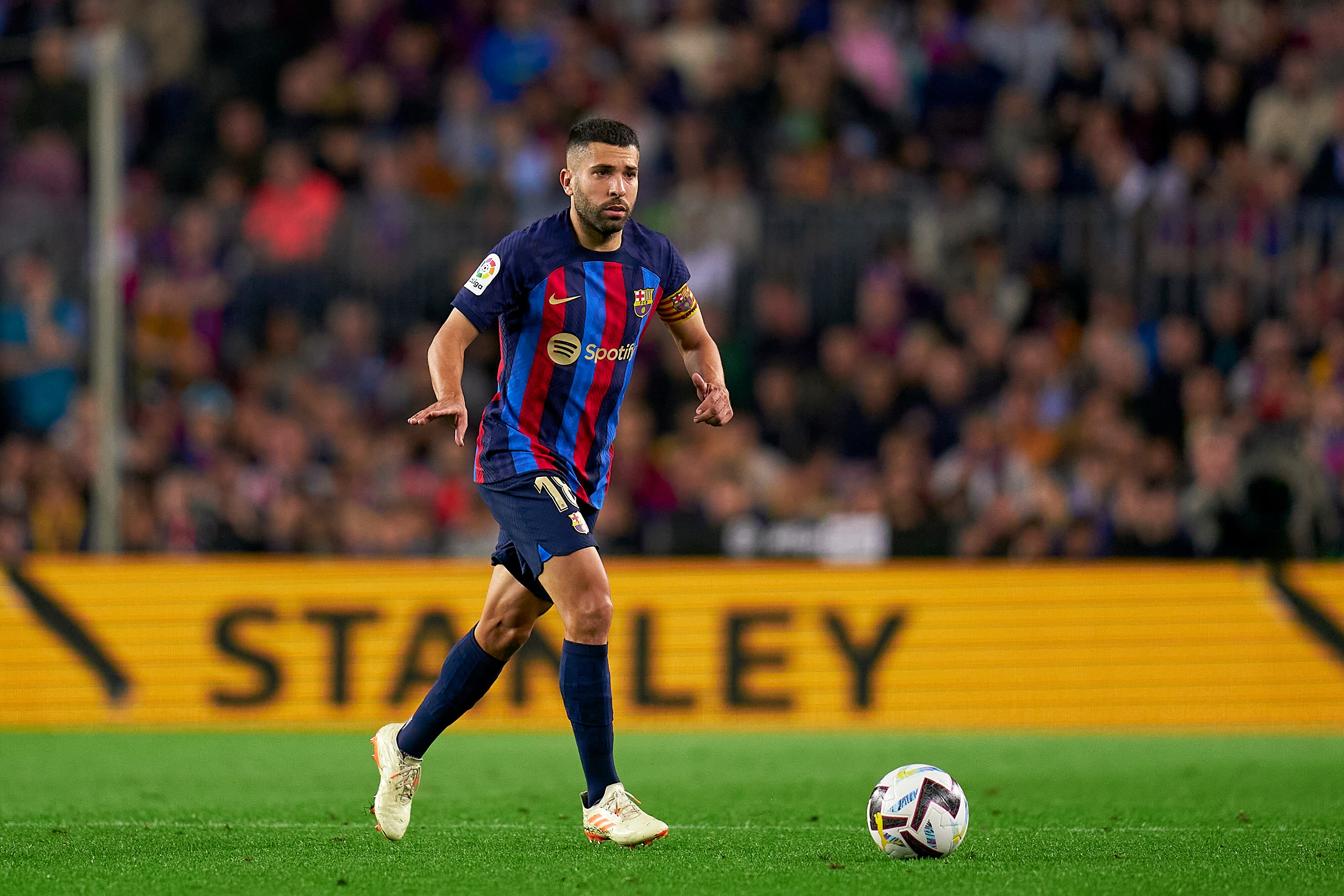 Jordi Alba, defensor del Barcelona de España.