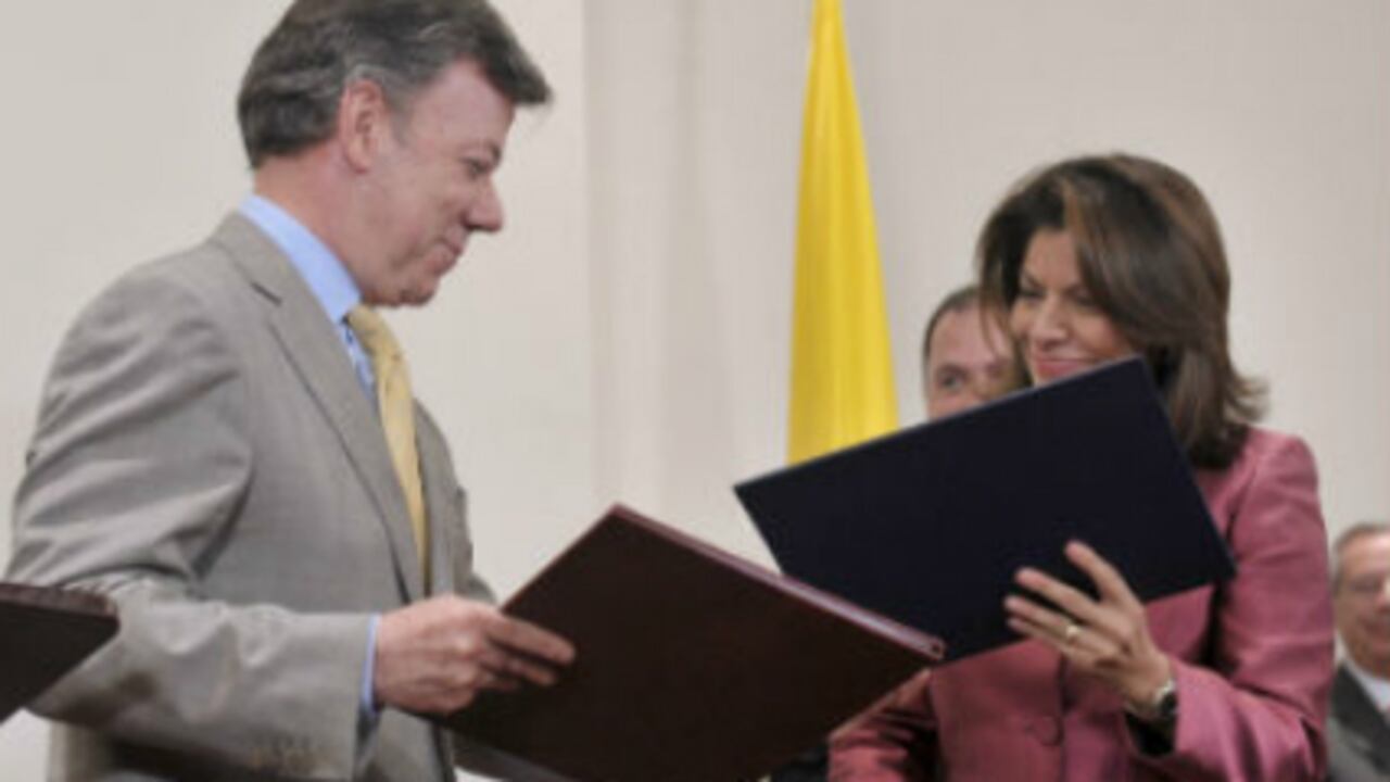 El presidente Juan Manuel Santos y su colega de Costa Rica, Laura Chinchilla, abrieron las negociaciones del TLC en junio del 2012.