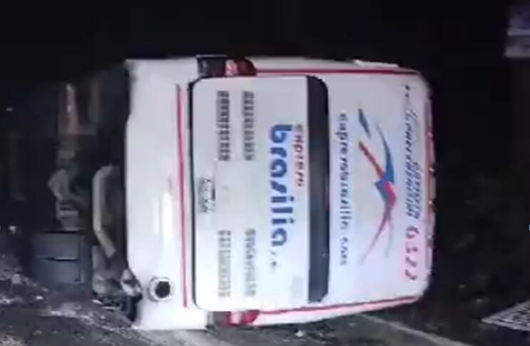 Accidente de tránsito en la vía Bucaramanga - San Alberto.