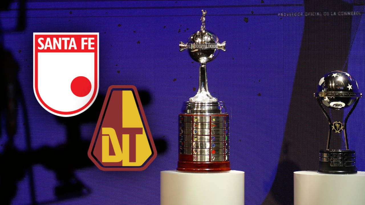 Deportes Tolima y Santa Fe representarán a Colombia esta semana.