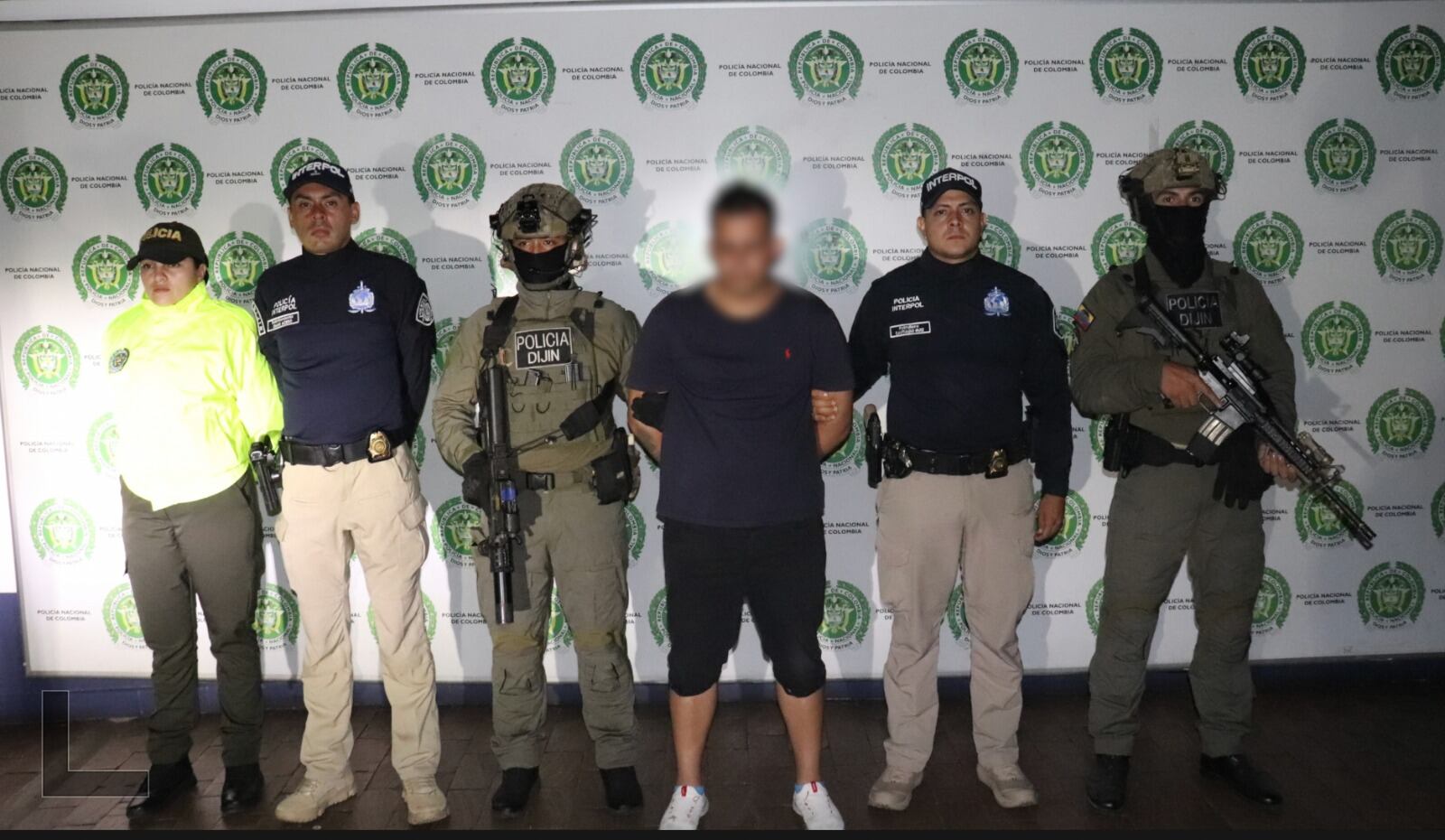 El capturado tenía circular roja de Interpol, según la Policía.