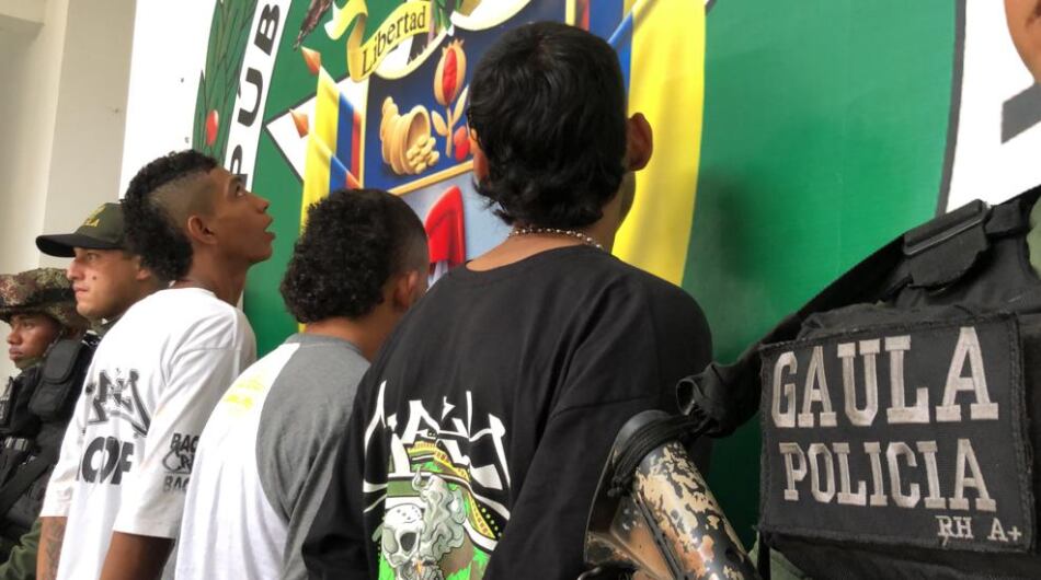 Los capturados serían miembros de un grupo ilegal que delinque en el Magdalena Medio antioqueño.