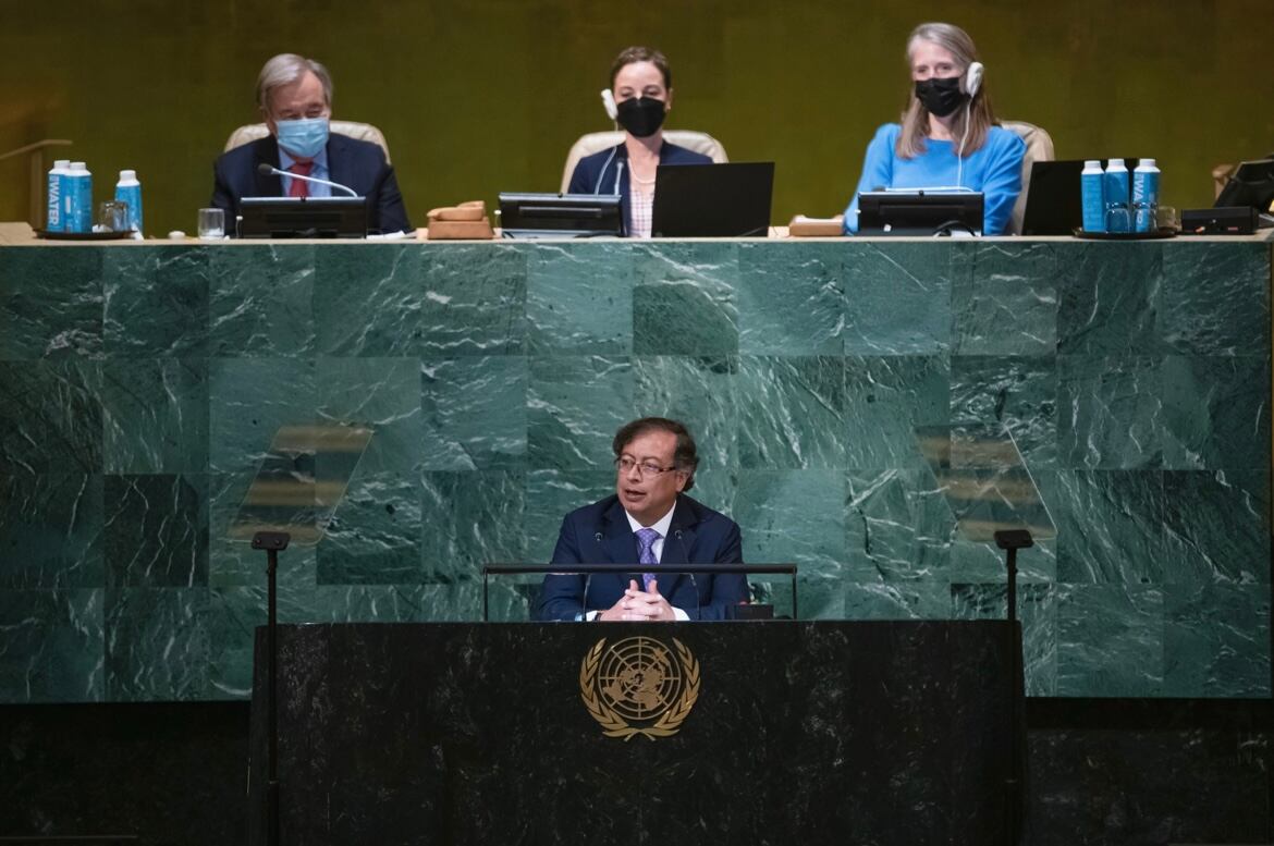 Gustavo Petro en la Asamblea General de la ONU