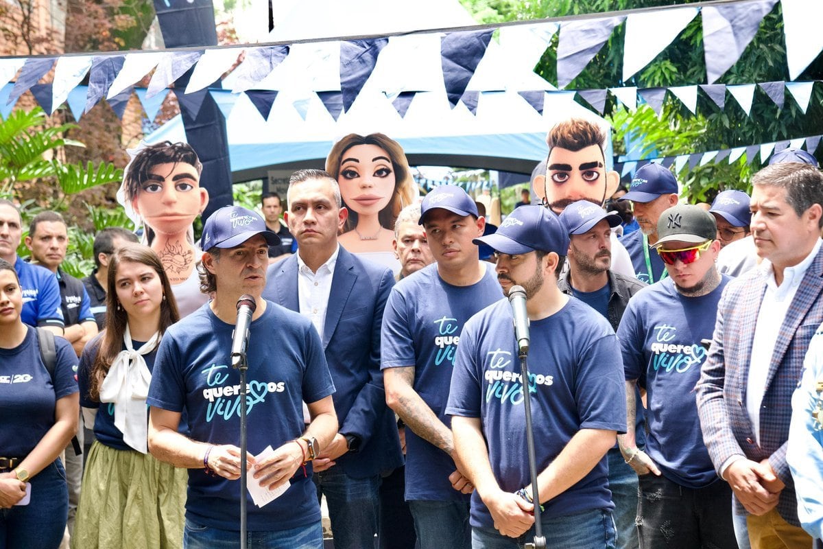 Campaña para evitar la accidentalidad en Medellín.