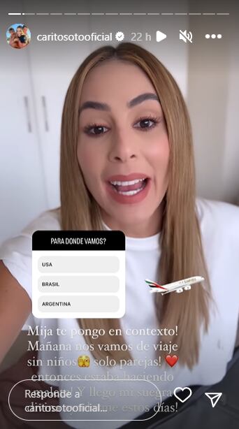 Foto: Instagram @caritosotooficial.