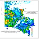 Mapa del clima en Colombia del martes 16 y el miércoles 17 de junio.