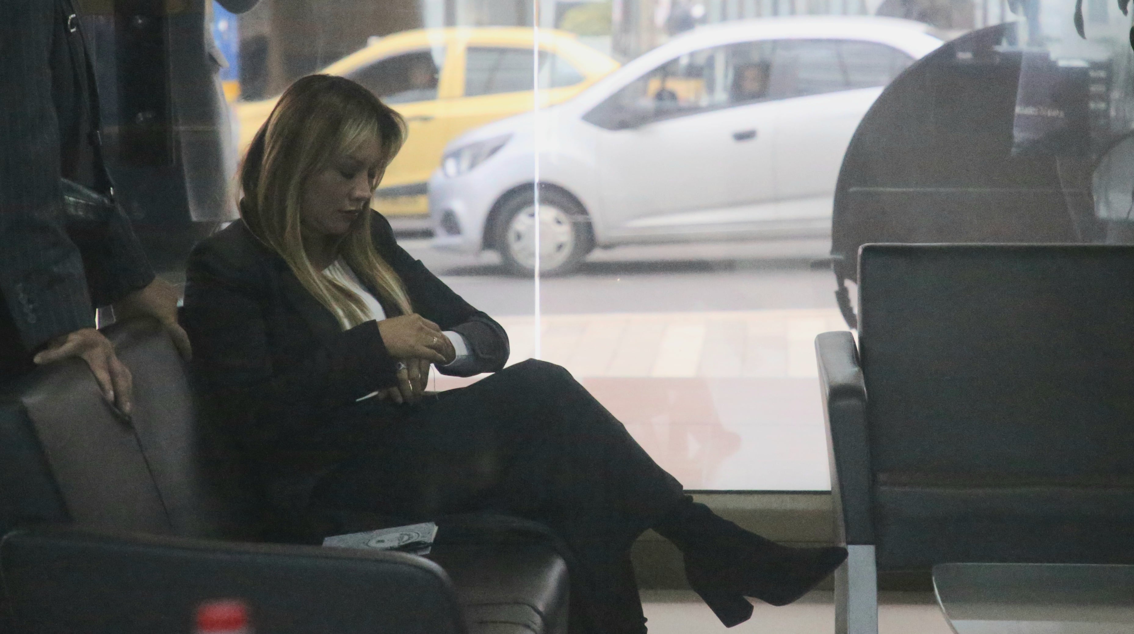 Sandra Ortiz ex consejera para las Regiones
Indagatoria en la sala de instrucción  de la Corte Suprema de Justicia