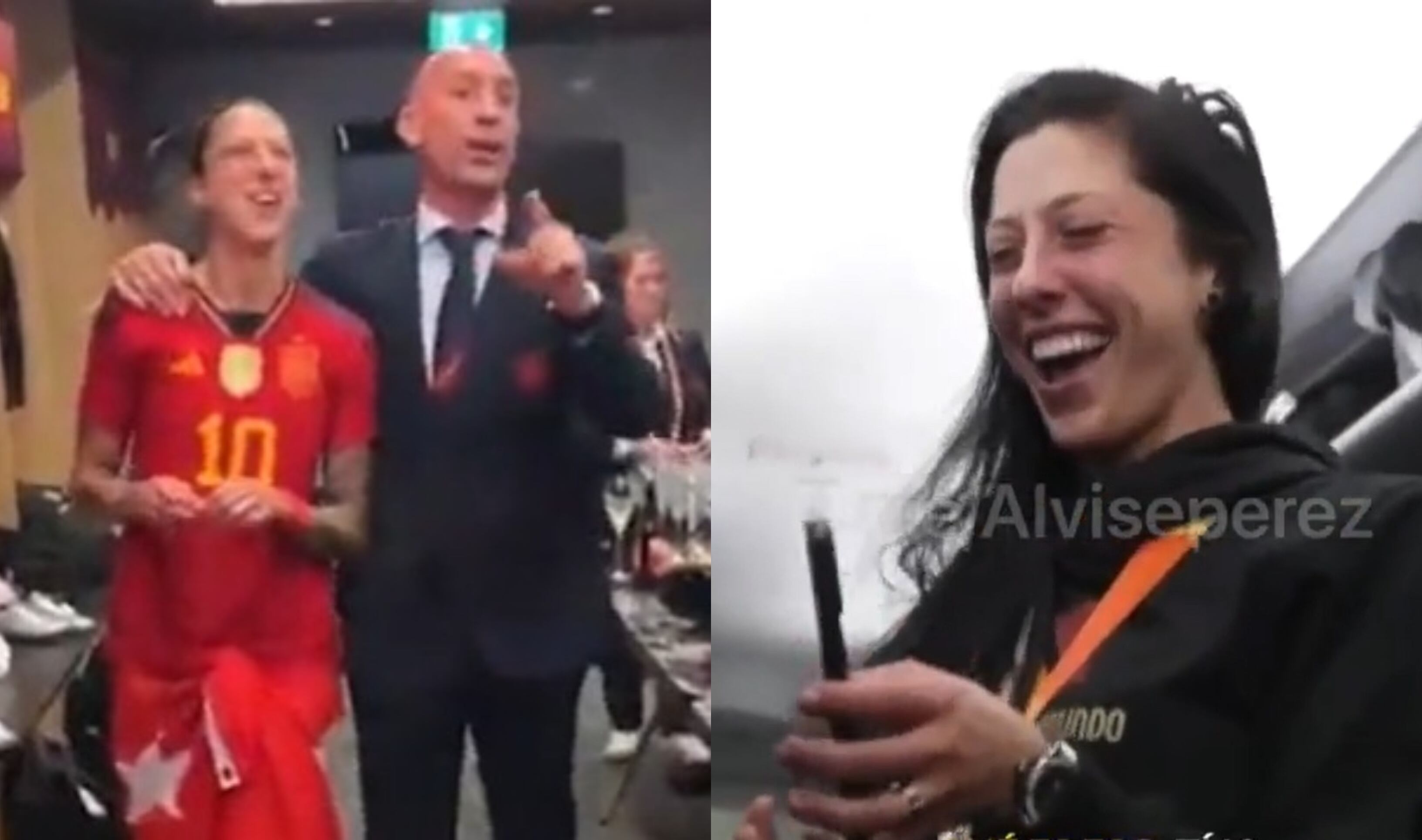 Jenni Hermoso aparece en dos nuevos videos relacionados al caso de Rubiales.