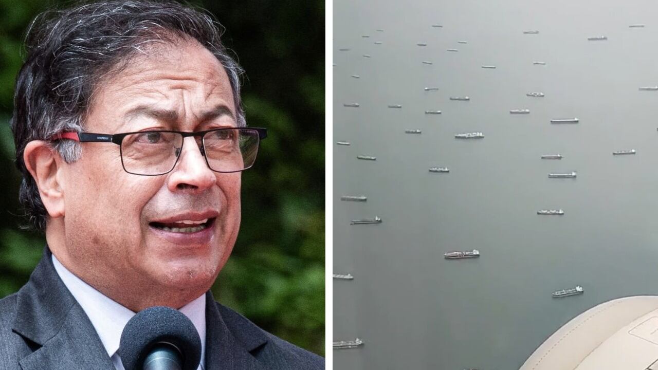 El presidente Petro preocupado ante la sequía en el Canal de Panamá