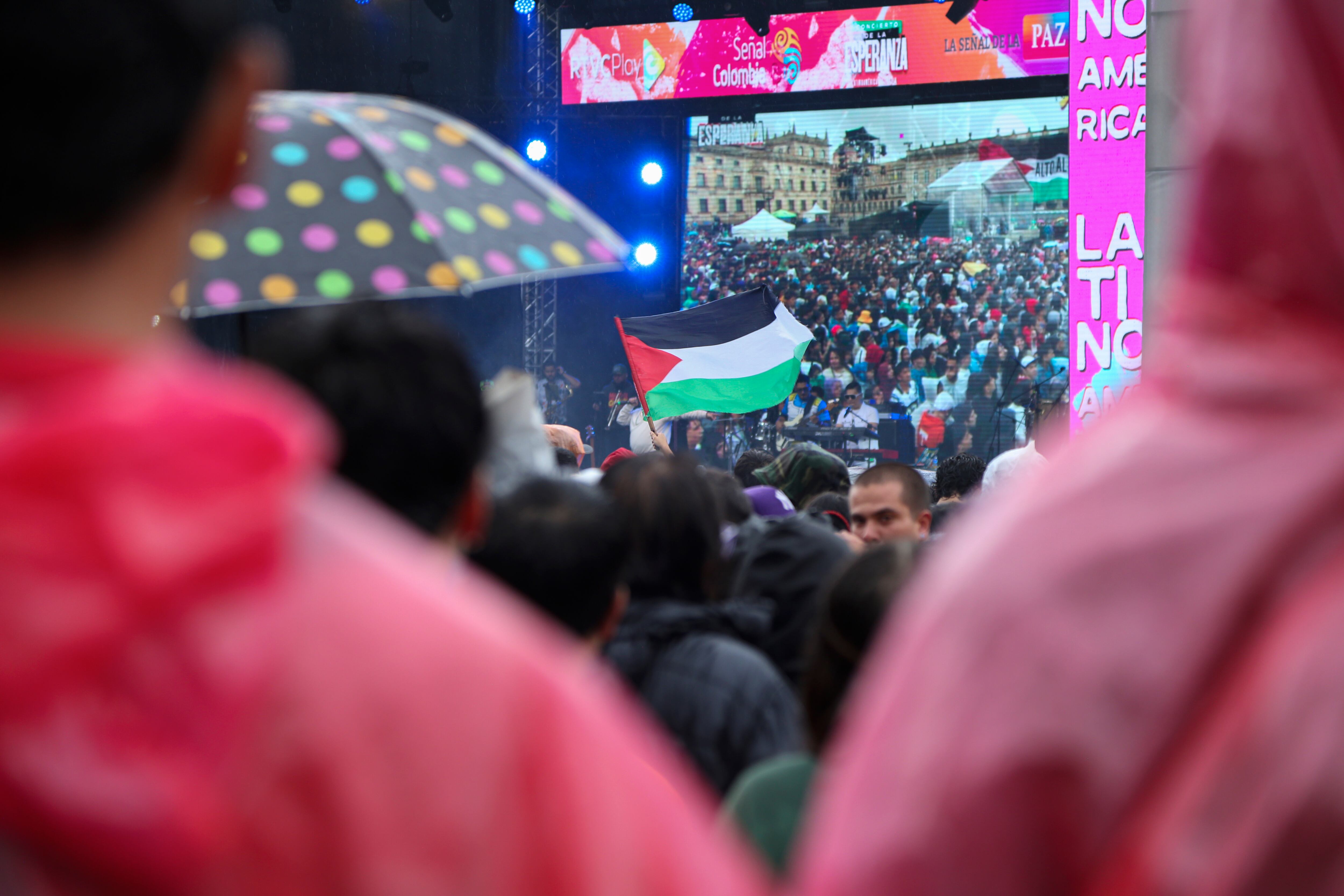 Concierto de la Esperanza pro Palestina realizado por RTVC