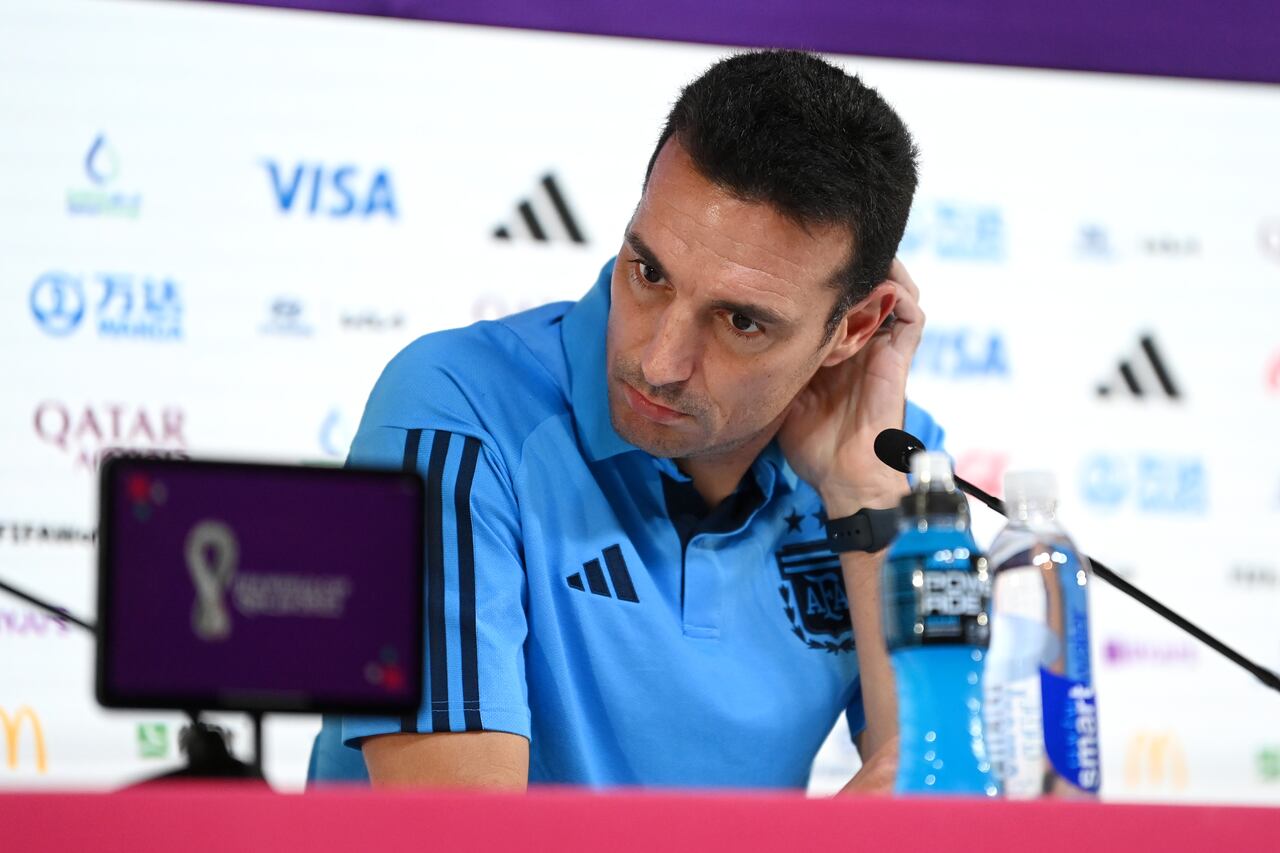 Lionel Scaloni, técnico de Argentina.