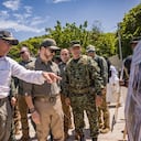 Presidente Abelardo De La Espriella en la Fuerza de Tarea Conjunta Urano