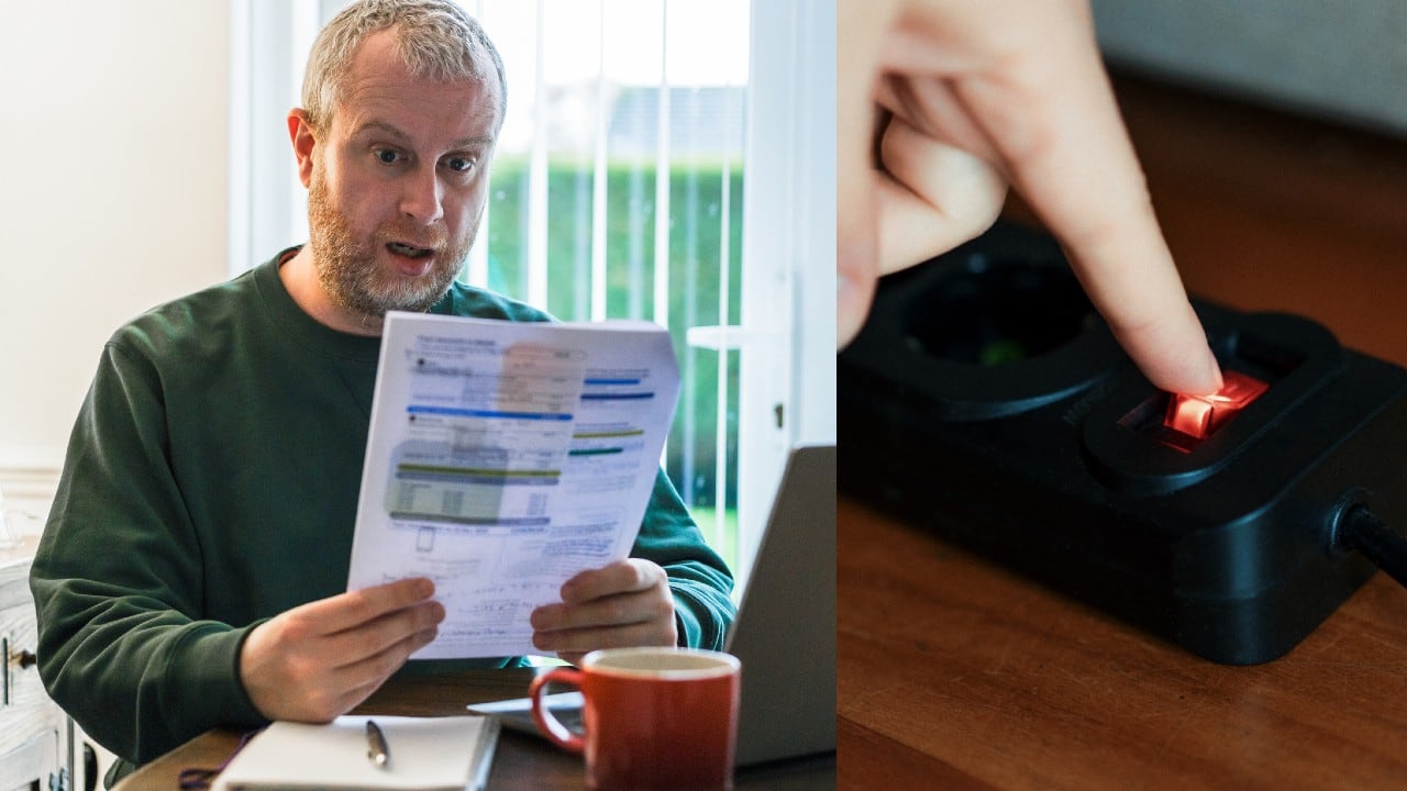 No television or microwave: appliances that continue to consume energy off and would raise the bill to 10%