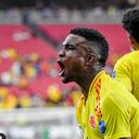 Jhon Cordoba, de la Selección Colombia, se convirtió en la figura dl equipo ante Costa Rica.