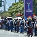 Bloqueos en Yumbo y el paso del comercio por el paro de camioneros. fotos Wirman Rios.