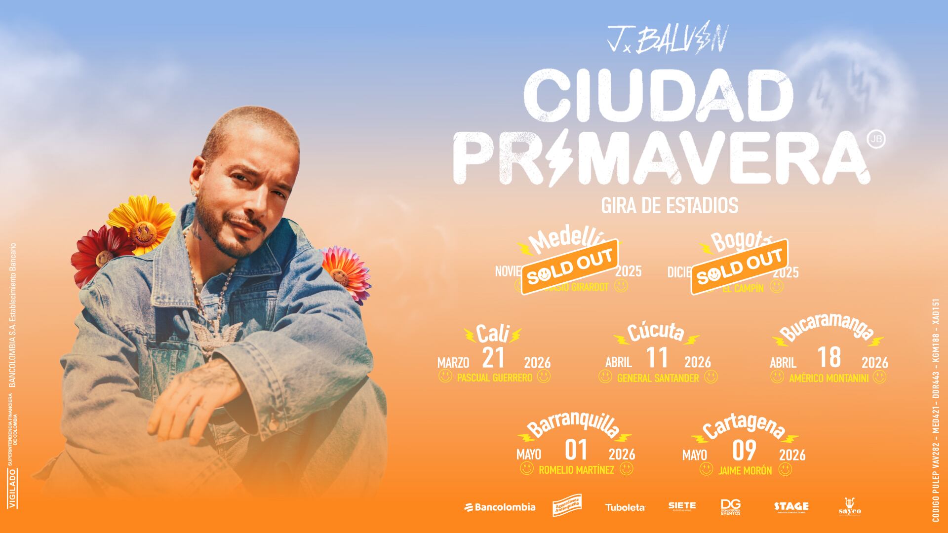 J Balvin estará en Cali
