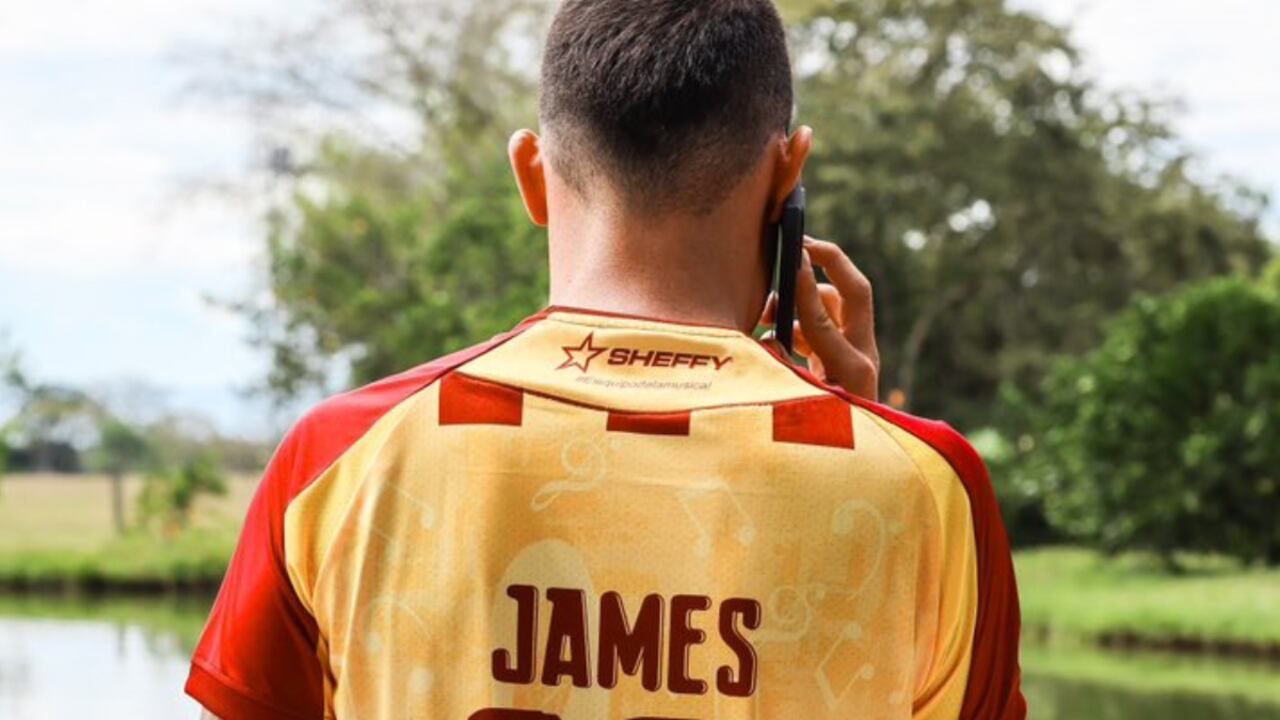 James Rodríguez, volante colombiano.