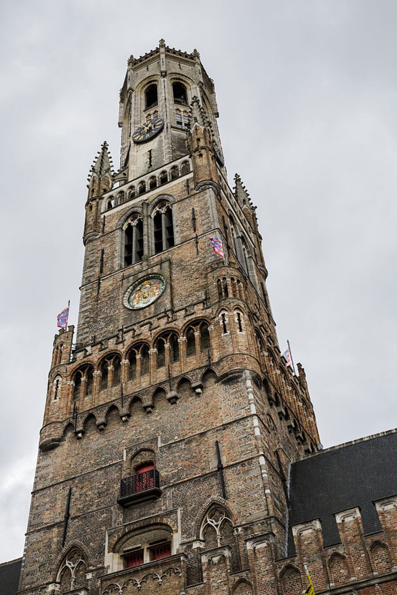 El Campanario de Brujas: un campanario medieval en el centro histórico de Brujas. (Foto de James Leynse/Corbis vía Getty Images)