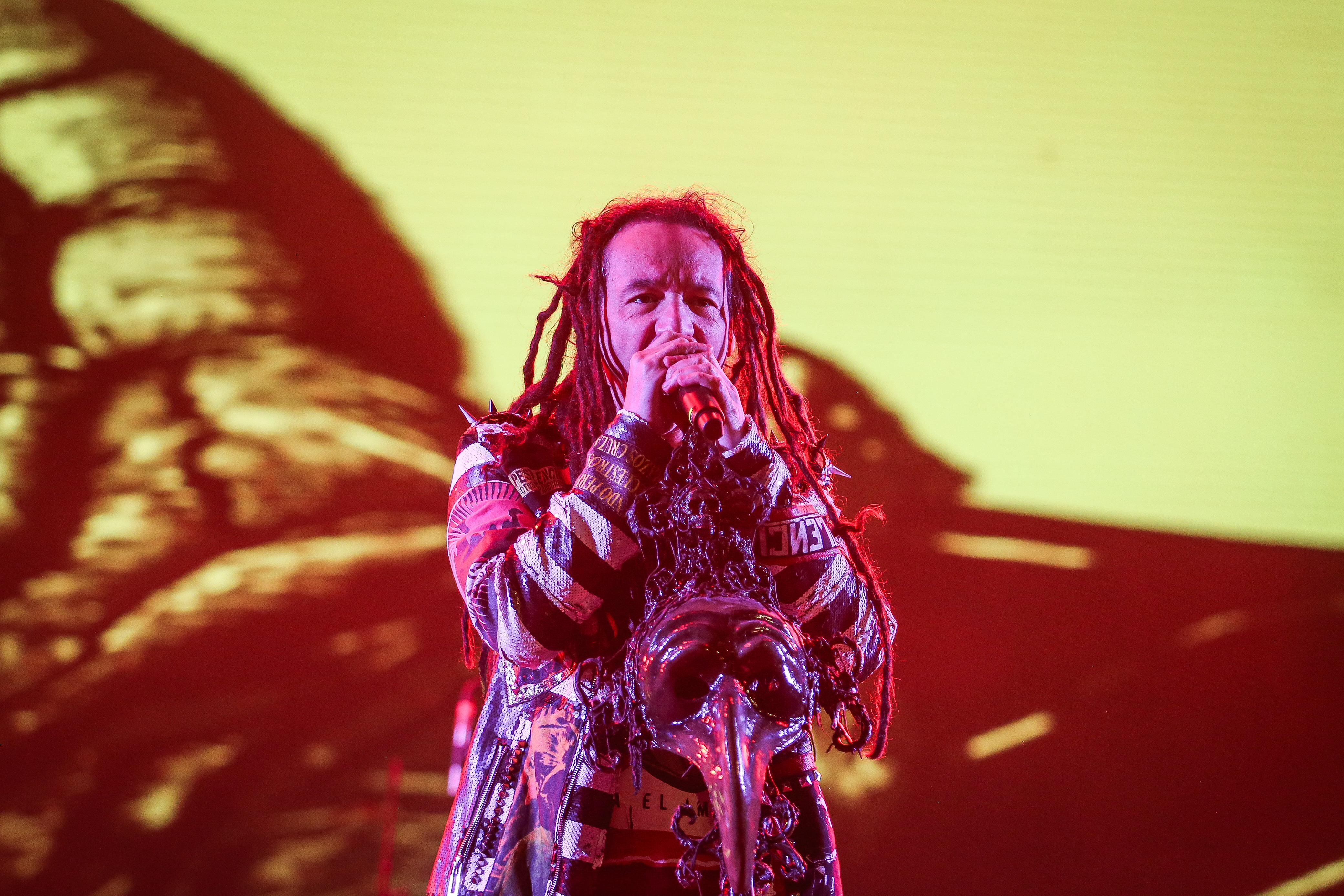 La Pestilencia en PazRock, en la Plaza de Bolívar, Bogotá, 12 de abril de 2024.