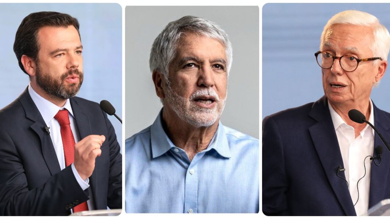 Carlos Fernando Galán, Enrique Peñalosa y Jorge Robledo.