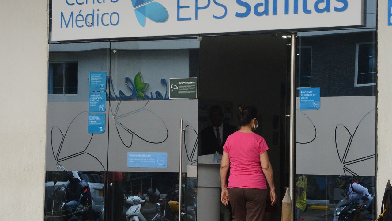 Cali; Completa normalidad en las instalación de las EPS Sanitas en Cali tras anuncio de intervención de Supersalud  Foto José L Guzmán. El País