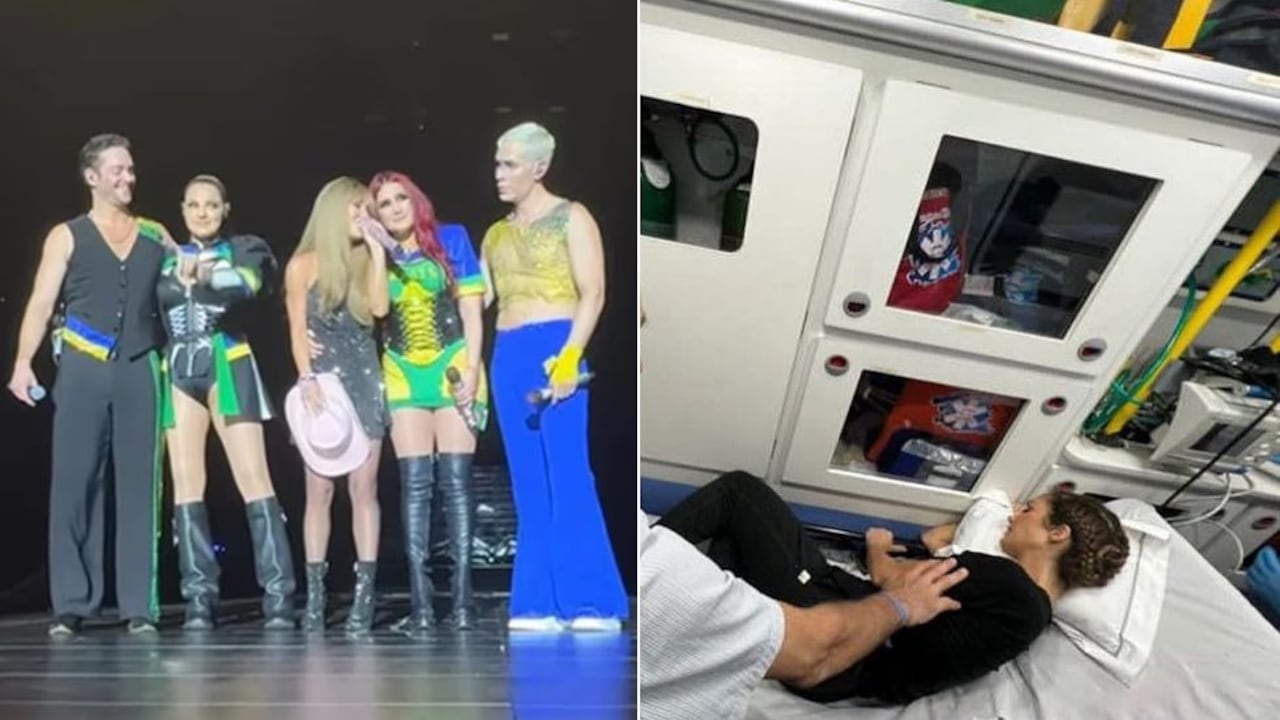 Anahí tuvo que ir a un hospital debido a que se sentía muy mal durante uno de sus conciertos con RBD en Brasil.